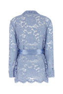 Dolce & Gabbana Light Blue Lace Pyjama Shirt