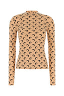 Marine Serre Printed Stretch Nylon Top