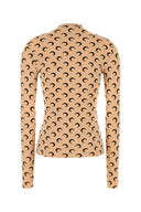 Marine Serre Printed Stretch Nylon Top