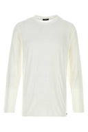Tom Ford White Stretch Cotton Blend T Shirt