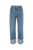 Jeans di denim bottega veneta