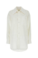 Camicia di lino bianco Bottega Veneta