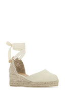 Castaner Elfenbein Canvas Carina Wedges