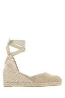 Castaner Sand Canvas Carina Wedges
