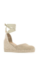 Castaner Sand Canvas Carina Wedges