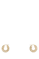 Amina Muaddi Embellished Metal Small Jaheel Earrings