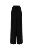 MAX MARA BLACK CADY LINO LINO GAMBA PANT