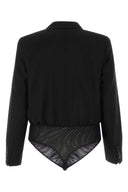 Max Mara Black Wool Body