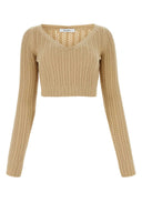 Max Mara Beige Wool Blend Ifrem 스웨터