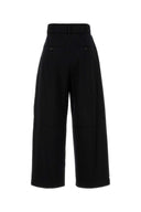 S Maxmara Black Cotton Dina Pant