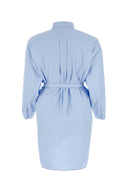 Miu Miu Light Blue Poplin Shirt Dress