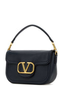 Valentino Garavani Midnight Blue Leather Alltime Shoulder Bag