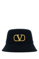 Valentino Garavani Midnight Blue Cotton Bucket Hat