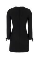 Valentino Garavani Black Wool Blend Dress