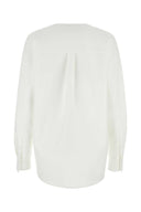 Valentino Garavani White Cotton Blend Blouse