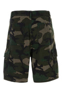Valentino Garavani Printed Denim Bermuda Shorts