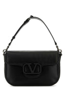 Valentino Garavani Black Leather Locã² Handbag