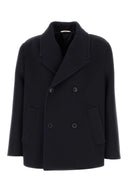 Valentino Garavani Midnight Blue Wool Coat