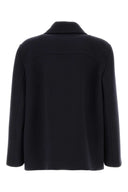 Valentino Garavani Midnight Blue Wool Coat