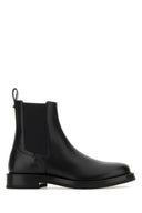 Valentino Garavani Black Leather Rockstud Ankle Boots