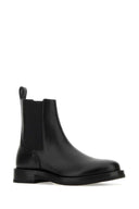 Valentino Garavani Black Leather Rockstud Ankle Boots