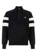Fred Perry Black Cotton Sweatshirt