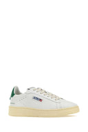 Autry, hvite Dallas-sneakers i skinn