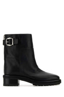 Jimmy Choo schwarzer Leder Brooklyn Knöchelstiefel