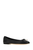 Jimmy Choo Black Nappa Leather Elme Ballerinas