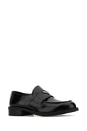 Prada Black Leather Loafers
