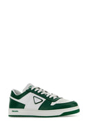 Prada Two Tone Leather Downtown Sneakers