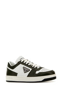 Prada Two Tone Leather Downtown Sneakers