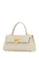 Carbotti Ivory Leather Masami Handbag