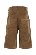 Entire Studios Brown Denim Bermuda Shorts