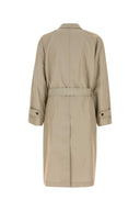 Maison Margiela Charcoal Cotton Blend Trench Coat