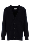 Maison Margiela Midnight Blue Woll -Strickjacke