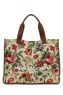 Maison Margiela Embroidered Canvas Shopping Bag