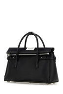 Maison Margiela 5 Ac East West Handtasche aus schwarzem Leder