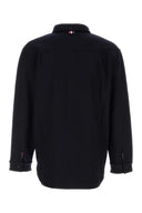 Thom Browne Midnight Blue Baumwollmischung Übergroßes Hemd