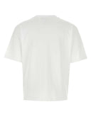 Camiseta de algodón blanco dsquared