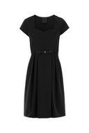 Givenchy Black Taffetas Mini Dress