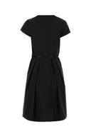 Givenchy Black Taffetas Mini Dress