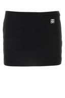 Givenchy Black Grain de Poudre Miiスカート