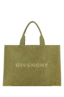Givenchy Khaki Canvas Givenchy Shopping Bag