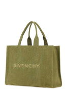 Givenchy Khaki Canvas Givenchy Shopping Bag