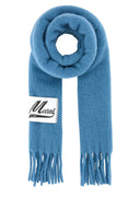Marni Hellblau Alpaka -Mischschal