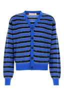 Marni bestickte Woll -Strickjacke