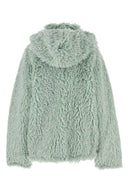 Marni Sea Green Eco Pelzmantel