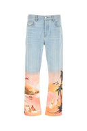 Amiri Hellblaue Jeans Jeans