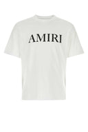 Camiseta de algodón blanca Amiri
